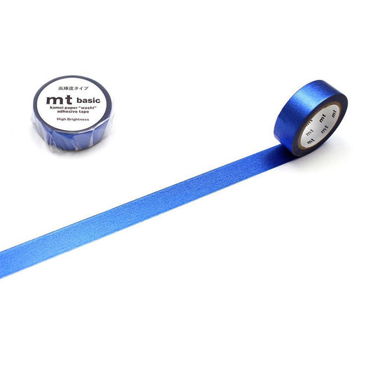 MT Basic Washi Tape High Brightness Blau 7m