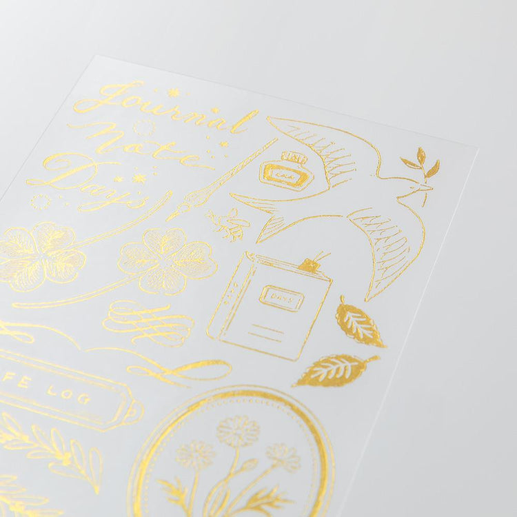 Midori Foil Transfer Sticker - Happy Motifs For Record