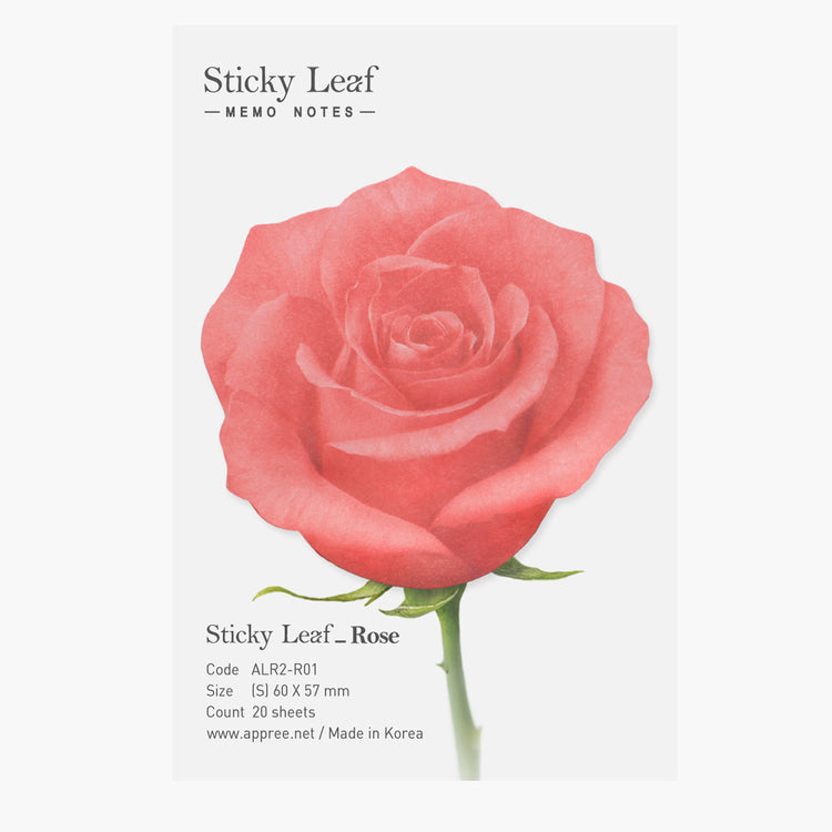 Appree Sticky Leaf Rose Red S