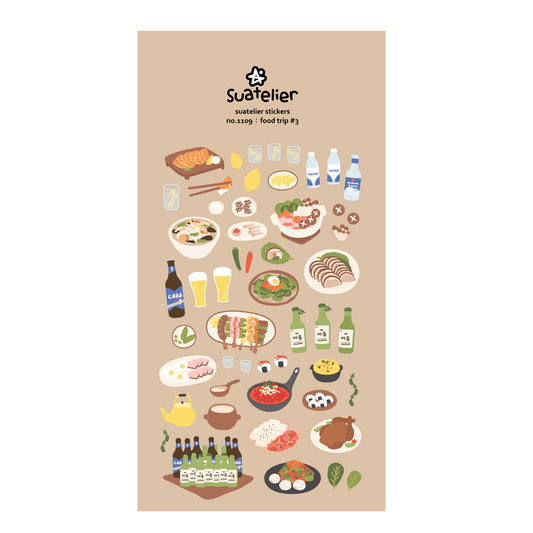 Suatelier Food Trip #3 Sticker