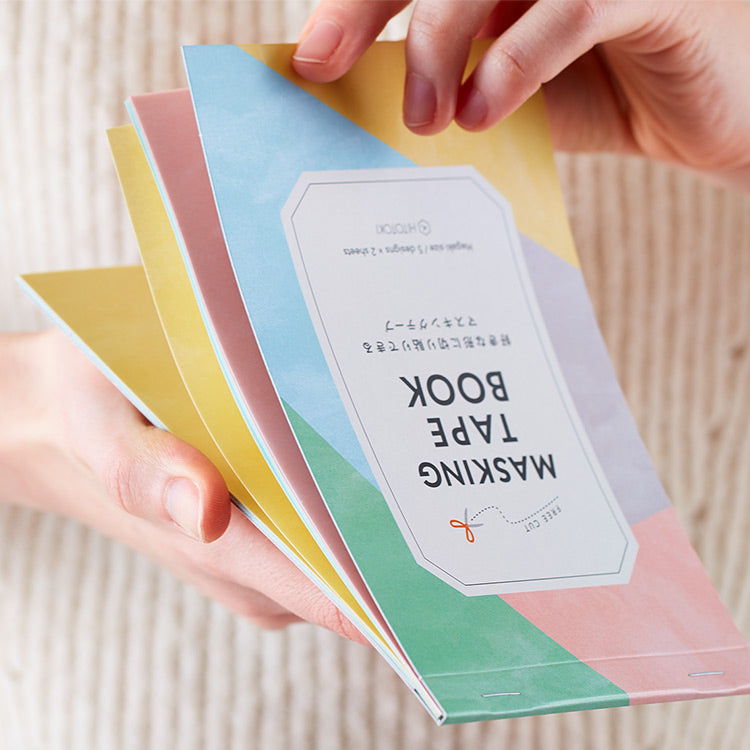 Hitotoki Masking Tape Book PostCard Size Paint